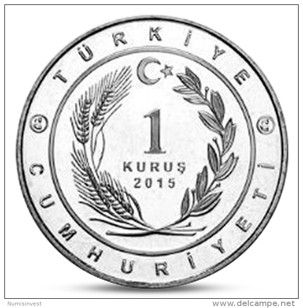 TURKEY TÜRKEI TURQUIE 1 KURUS 16 COINS SET GREAT TURKISH NATIONS 2015 / 2016 UNC - Turquie