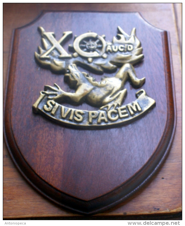 ITALIA- STORICO CREST DEL X° CORSO AUC/D ACCADEMIA NAVALE LIVORNO - Marinera