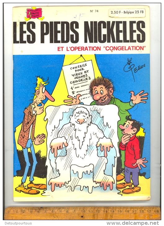 BD Bande Dessinée X2 LES PIEDS NICKELES  N° 67 + 74 Opération Congélation & Contre Les Pieds Nickelés - Pieds Nickelés, Les