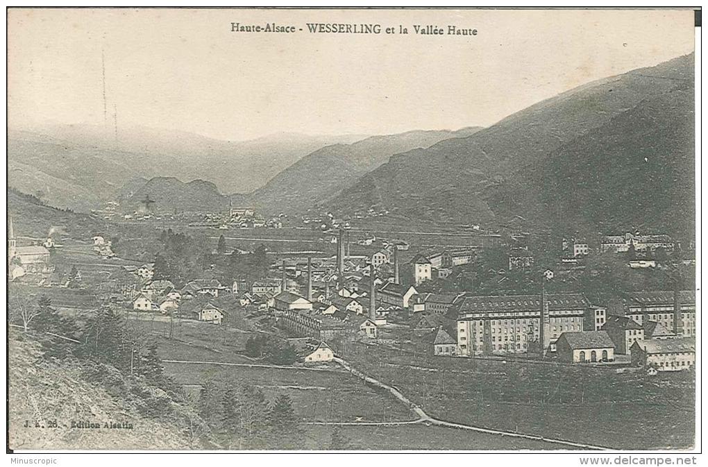 CPA 68 - Wesserling - La Vallée Haute - Autres & Non Classés