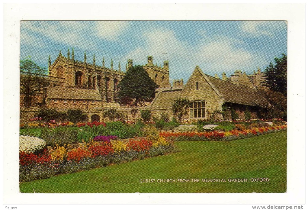 Cpsm OXFORD Christ Church From The Mémorial Garden - Oxford