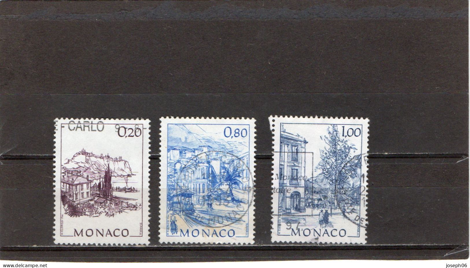 MONACO    1991  Y.T. N° 1762 à 1767  Incomplet  Oblitéré  1762  1766 1767 - Usados