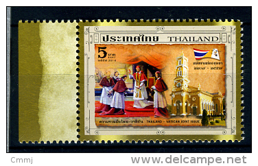 2014 - VATICANO - THAILAND - VATICAN - 350° Anniversario Del Sinodo Di Ayutthaya - Emissione Congiunta -  NH - MINT - Unused Stamps