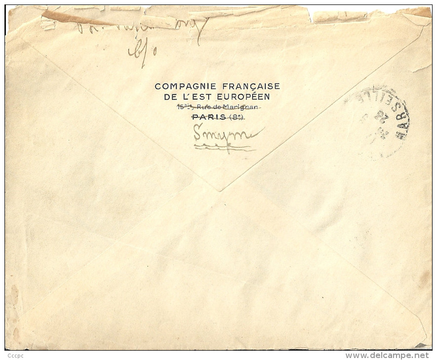 Enveloppe De Smyrne (Izmir En Turquie) à Destination De Marseille - Lettres & Documents