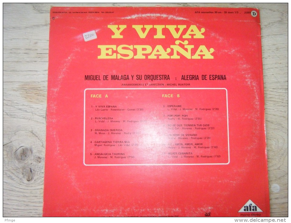 Miguel De Malaga - Y Viva España - Otros - Canción Española