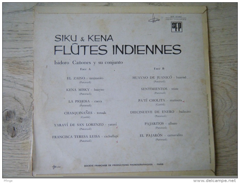 Siku & Kena - Flûtes Indiennes - Isidoro Cañones Y Su Conjunto - Música Del Mundo