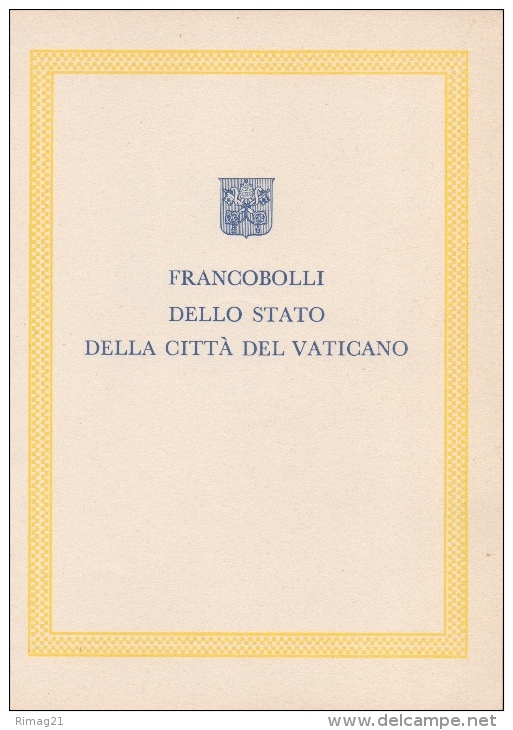 Francobolli Dello Stato  Della Città Del Vaticano 1959 - Carnets