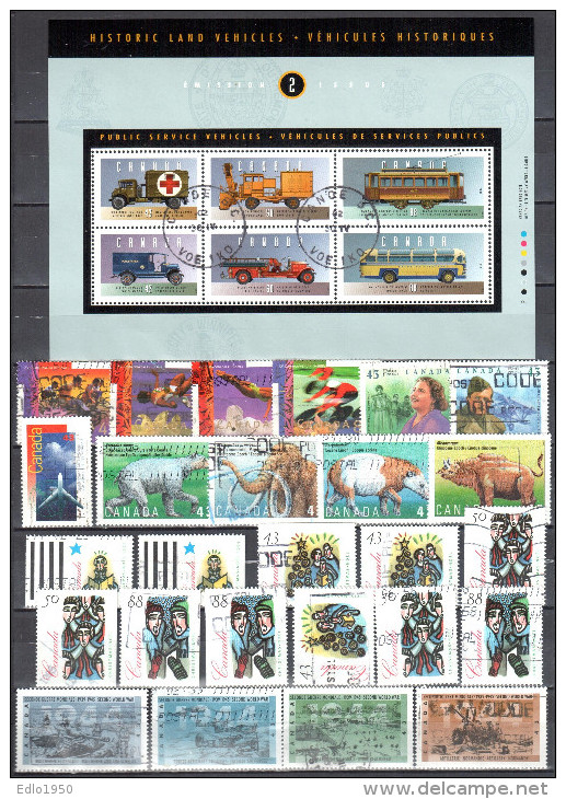 Canada 1994 Year Set - Used Gestempelt - Años Completos