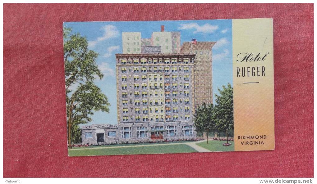 - Virginia> Richmond  Hotel Rueger==  Ref  42 - Richmond