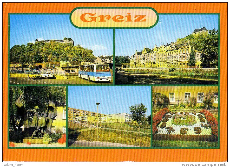 Greiz - Mehrbildkarte 5 - Greiz