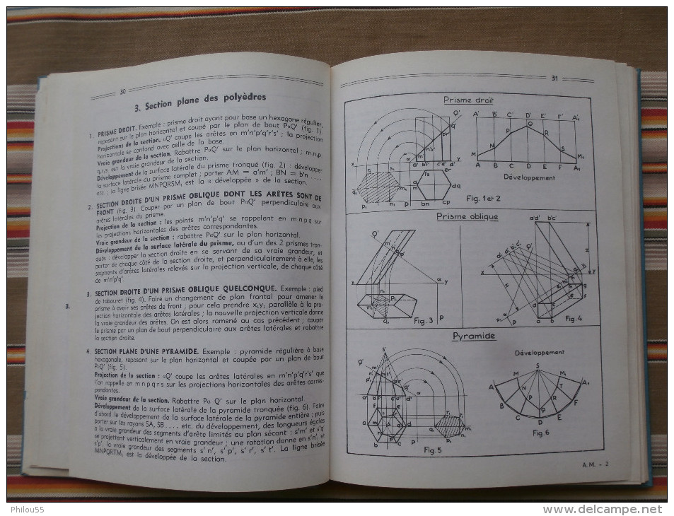 AIDE MEMOIRE de l'eleve dessinateur M. NORBERT NIMES   1965 - 1966