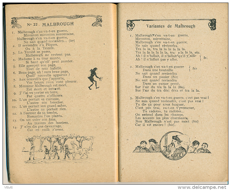 Ancien Livret : "Chants Des Patronages Et Des Colonies De Vacances" 120 Pages, Table Des Matières Dans Les Scans... - Non Classés