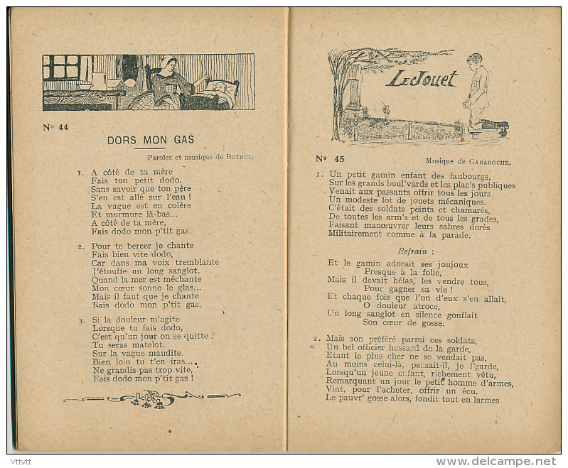 Ancien Livret : "Chants Des Patronages Et Des Colonies De Vacances" 120 Pages, Table Des Matières Dans Les Scans... - Non Classés