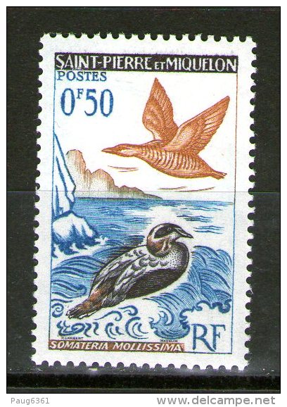 SAINT-PIERRE ET MIQUELON 1963 OISEAUX  YVERT  N°364 NEUF MNH** - Unused Stamps