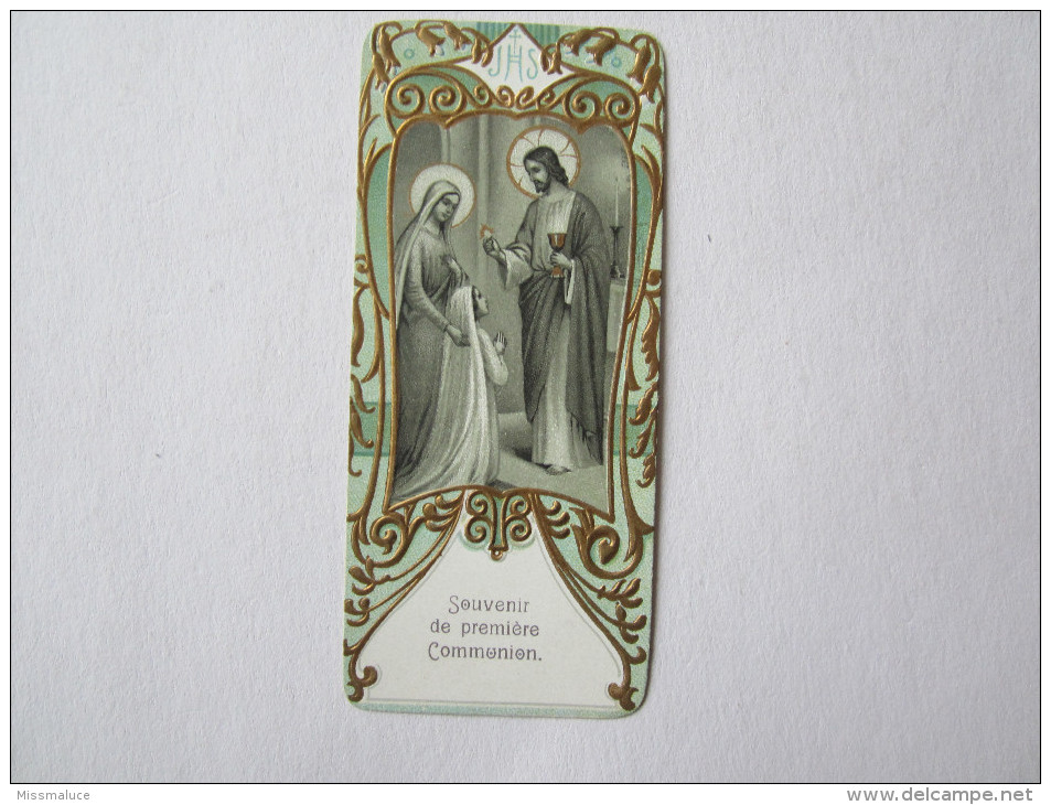 Image Pieuse Religieuse Souvenir De La Première Communion Simone Fauvet - Imágenes Religiosas