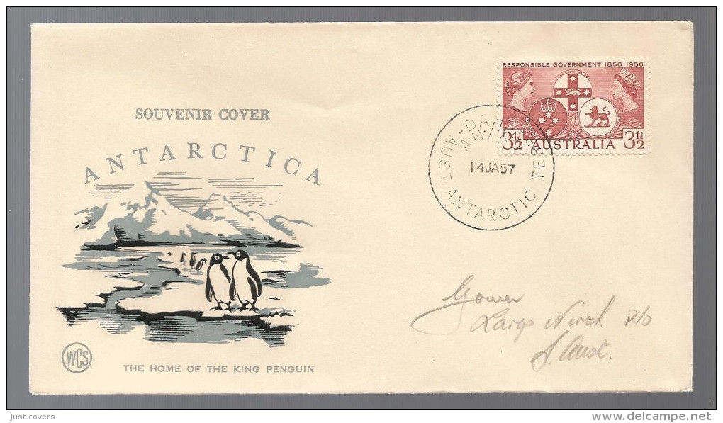 Australian Antarctic Territory: Scott # Australia 287 Antarctic Territory Cancel - Brieven En Documenten