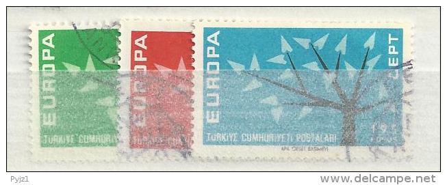 1962 USED CEPT Turkey - 1962