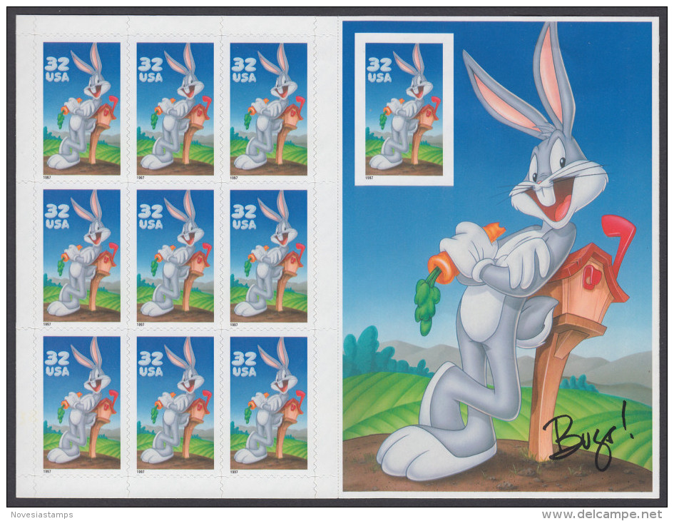 !a! USA Sc# 3138 MNH SHEET(10) - Bugs Bunny - Sheets