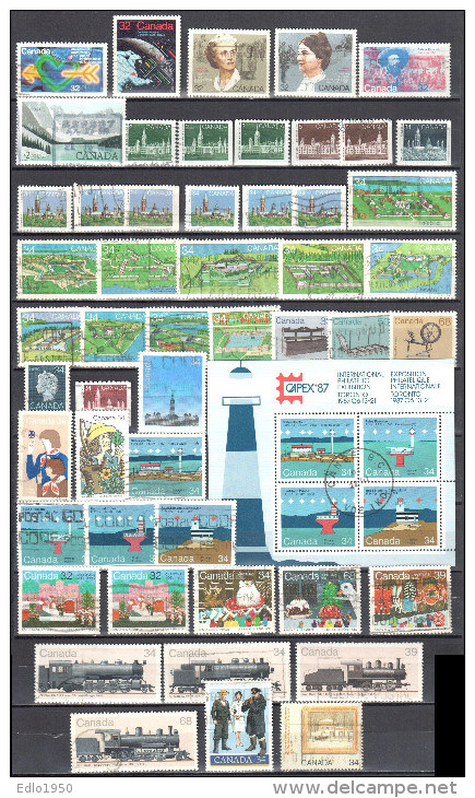 Canada 1985 - Year Set - Mi.944-985+ MS 4 - Used Gestempelt - Vollständige Jahrgänge