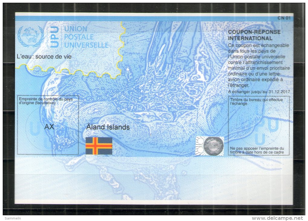 2865 IRC IAS CRI - International Reply Coupon - Antwortschein T37 Aland Islands Alandinseln AX20130521AA - Aland