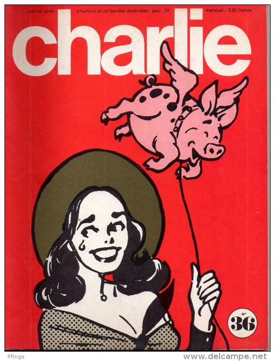 Charlie  N°36, Janvier 1972 - Other Magazines