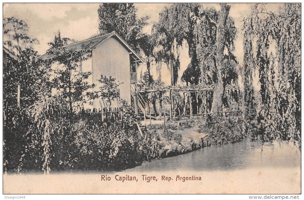 04988 "RIO CAPITAN , TIGRE, REP. ARGENTINA" CART. POST. ORIG. NON SPEDITA. - Argentine