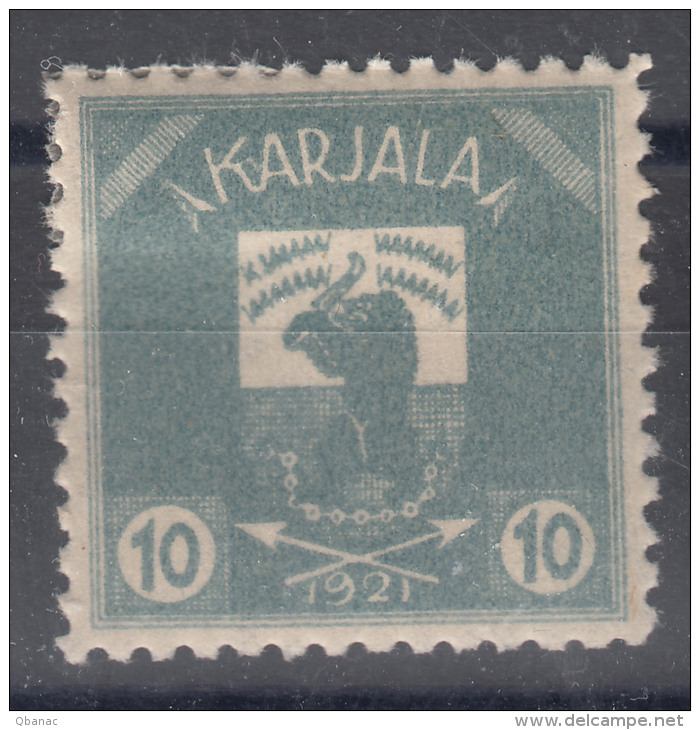 Russia Occupation Finland, Karelia Karjala Karelien 1922 Mi#2 Mint Hinged - Other & Unclassified