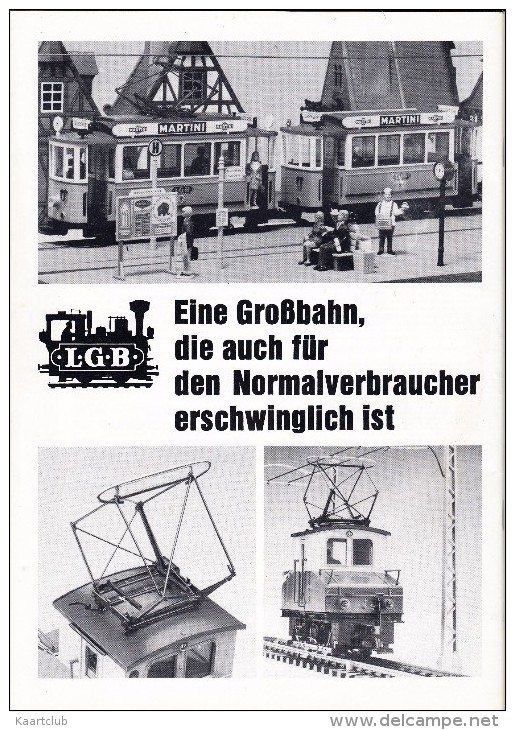 'GROSSE MODELLBAHNEN Baugrössen 0 - I - II - Dampfbahnen'  - No. 2 - Januar/Februar 1978 - Deutsch