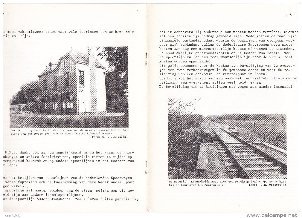 'DE BUFFER' - Extra Nummer, Januari 1976 - N.M.S. -  Noordnederlandse Museum Spoorbaan - (See 3 Scans) - Eisenbahnverkehr