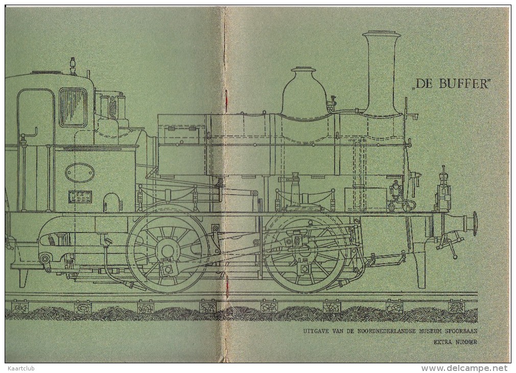 'DE BUFFER' - Extra Nummer, Januari 1976 - N.M.S. -  Noordnederlandse Museum Spoorbaan - (See 3 Scans) - Spoorweg