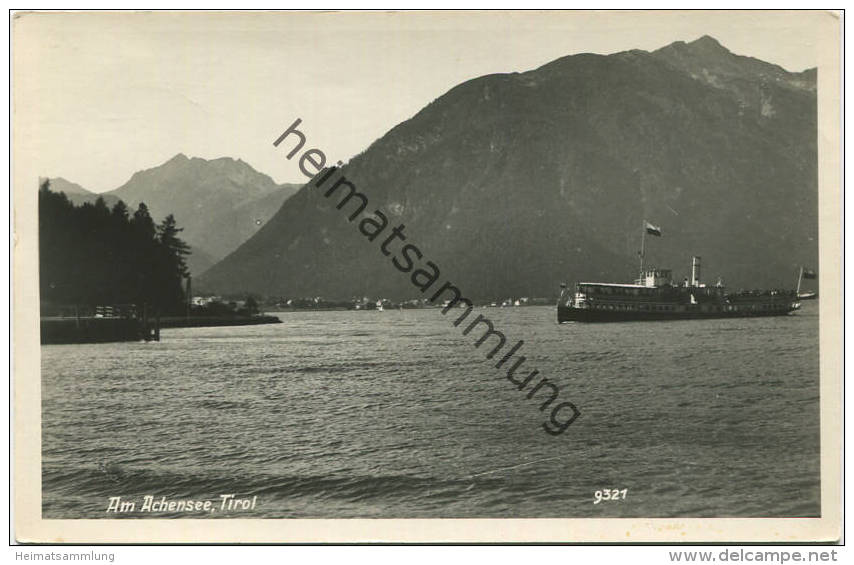 Achensee - Foto-AK - Verlag Erich Storkhammer Hall Gel. - Achenseeorte