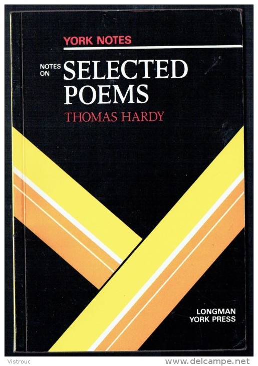 YORK NOTES ON "  Selected Poems ", By Thomas HARDY - Notes By Roger ELLIOTT  (2 Scans). - Altri & Non Classificati