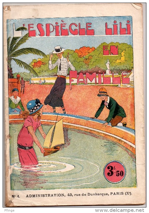 L'espiègle Lili En Famille - Les Mille Et Un Tours De L'espiègle Lili N° 1 , Edition Originale 1931 - Lili L'Espiègle