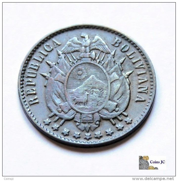 Bolivia - 1 Centavo - 1883 - Bolivia