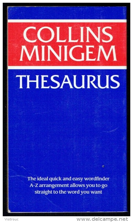 " Collins Minigem Thesaurus " - 75000 Synonyms - A-Z Arangement  (2 Scans). - Inglés/Gramática