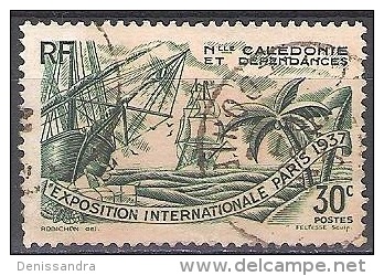 Nouvelle-Calédonie 1937 Michel 201 O Cote (2005) 4.00 € Exposition De Paris Cachet Rond - Usados