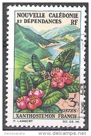 Nouvelle-Calédonie 1964 Yvert 316 O Cote (2015) 1.00 Euro Fleur Xanthostemon Francii Cachet Rond - Used Stamps