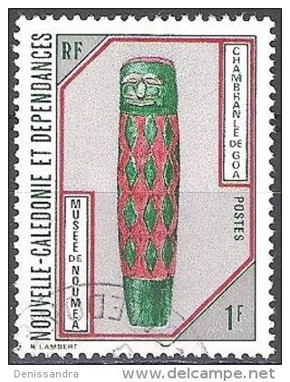 Nouvelle-Calédonie 1972 Yvert 381 O Cote (2015) 0.70 Euro Art Chambranle De Goa Cachet Rond - Used Stamps