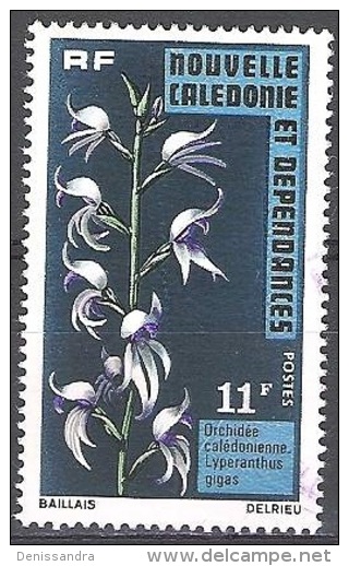 Nouvelle-Calédonie 1975 Yvert 393 O Cote (2015) 1.70 Euro Orchidée Lyperanthus Gigas Cachet Rond - Used Stamps