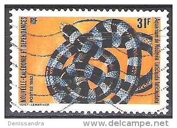 Nouvelle-Calédonie 1983 Yvert 475 O Cote (2015) 1.00 Euro Serpent D'eau - Oblitérés