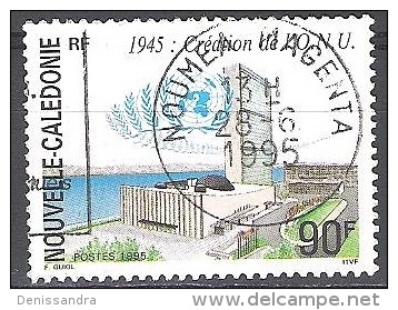 Nouvelle-Calédonie 1995 Yvert 685 O Cote (2015) 1.70 Euro 50 Ans O.N.U. Cachet Rond - Gebruikt
