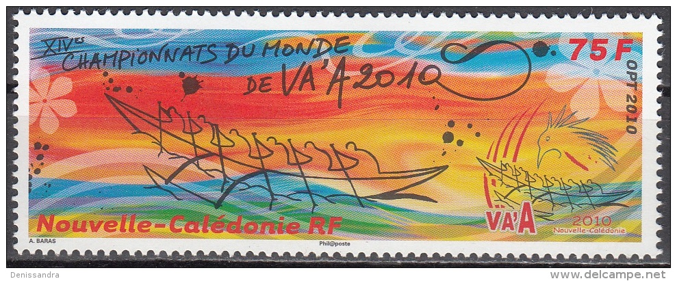 Nouvelle-Calédonie 2010 Yvert 1099 Neuf ** Cote (2015) 2.00 Euro Championnats Du Monde De Va'a - Unused Stamps