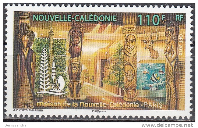 Nouvelle-Calédonie 2010 Yvert 1115 Neuf ** Cote (2015) 2.50 Euro Maison De Nouvelle-Calédonie à Paris - Nuevos