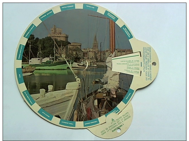 Carte Postale RARE Inforcarte La Rochelle Sous Forme De Disque - La Rochelle