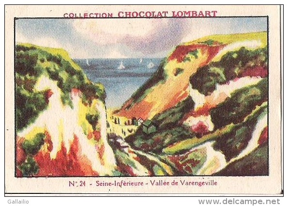 CHROMO IMAGE CHOCOLAT LOMBART VALLEE DE VARENGEVILLE - Lombart