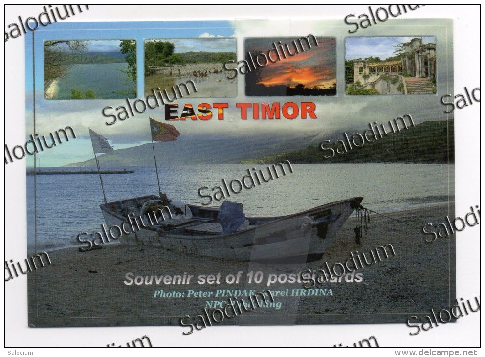 EAST TIMOR Timor-Leste - Folder Withouth The Cards Inside - Asia Indonesia - Boat Barca - Indonesia