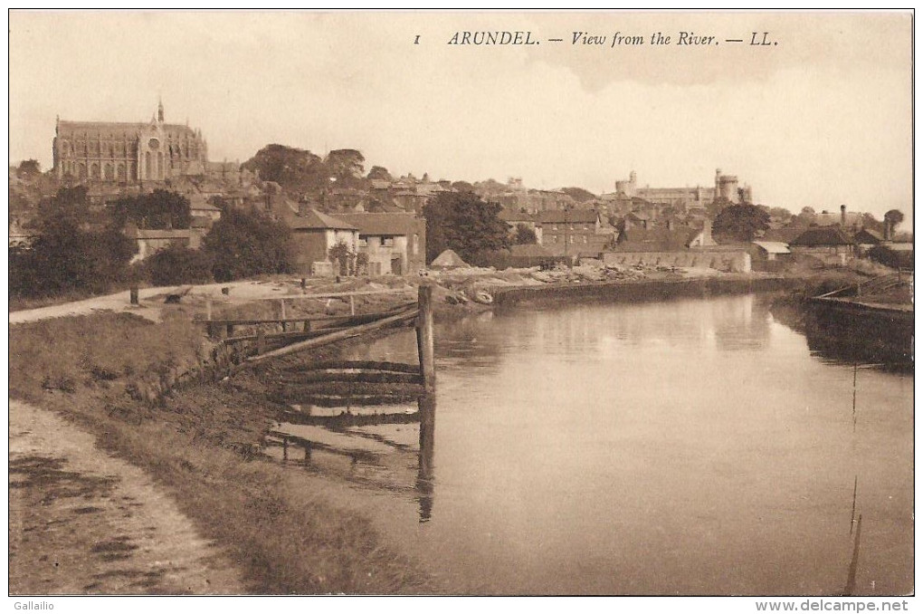 ARUNDEL VIEW FROM THE RIVER - Arundel