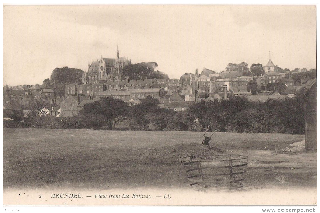 ARUNDEL VIEW FROM THE THE RAILWAY - Arundel