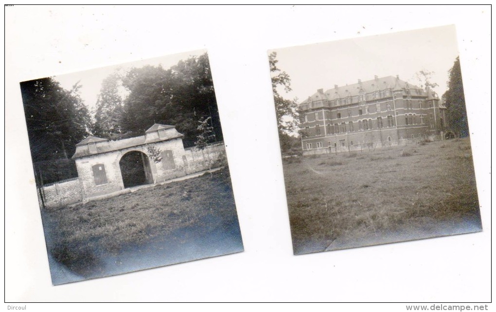 33098  -   Neyghem  Château De  Meerbeke -  2  Photos   6  X 5,5  -  1949 - Ninove