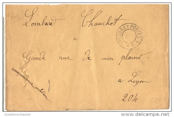 ARM-L35 - FRANCE Lettre En Franchise Militaire Cachet Trésor Et Postes - Cachets Militaires A Partir De 1900 (hors Guerres)